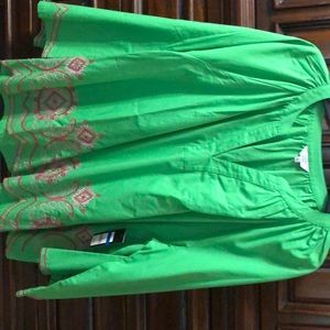 Crown and ivy green top